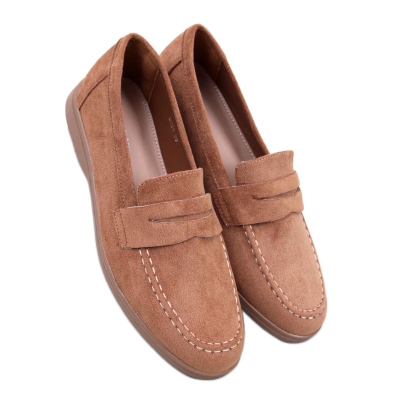 Khaki Damen-Slipper braun