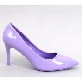 Charlotte Lila Lack-Stiletto-Pumps – Inello