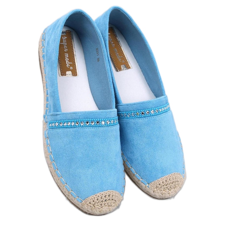 Blaue Damen-Espadrilles