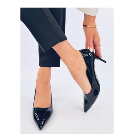 Lack-Stiletto-Pumps Charlotte Black – Inello schwarz
