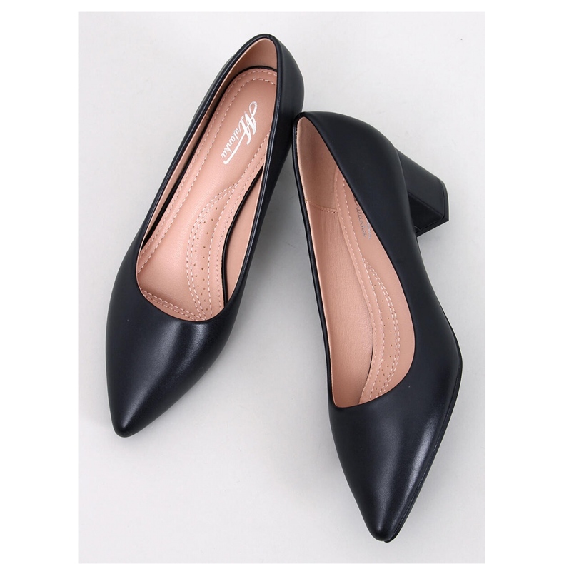Crafts Schwarze Pumps mit niedrigem Absatz – Inello