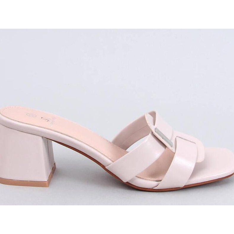 Sandale Elegante zehenstegsandalen mit hohen Absätzen Lafar Beige - Inello