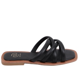 Schwarze Hausschuhe für Damen