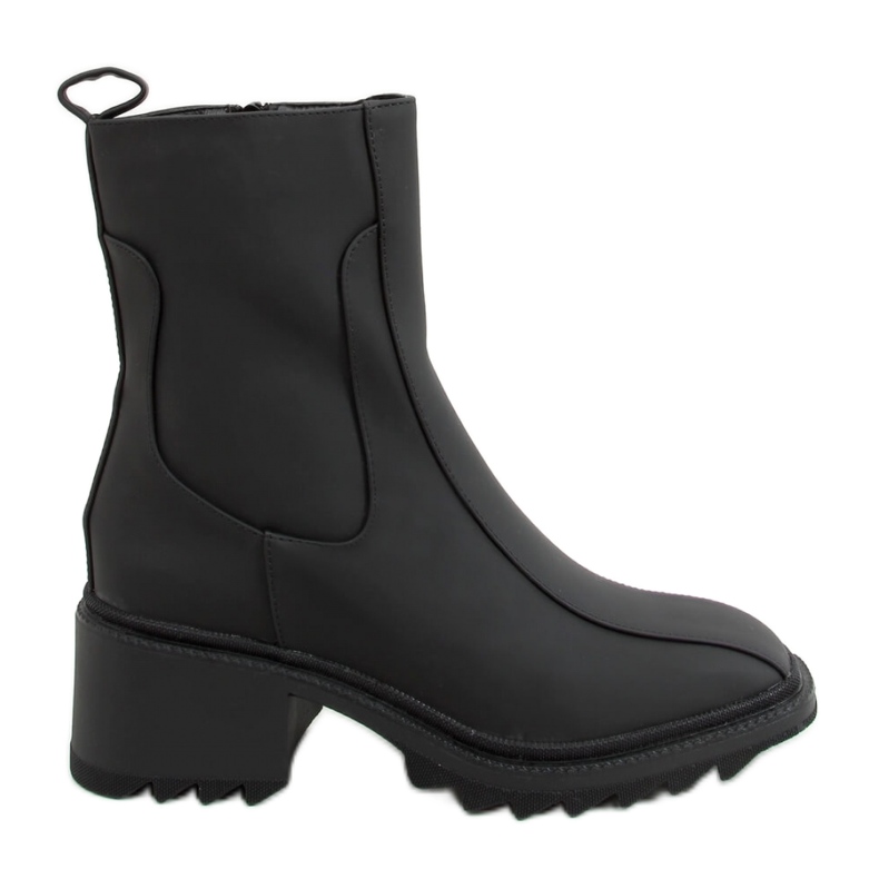 Schwarze Damenstiefel QT33P Schwarz - Inello