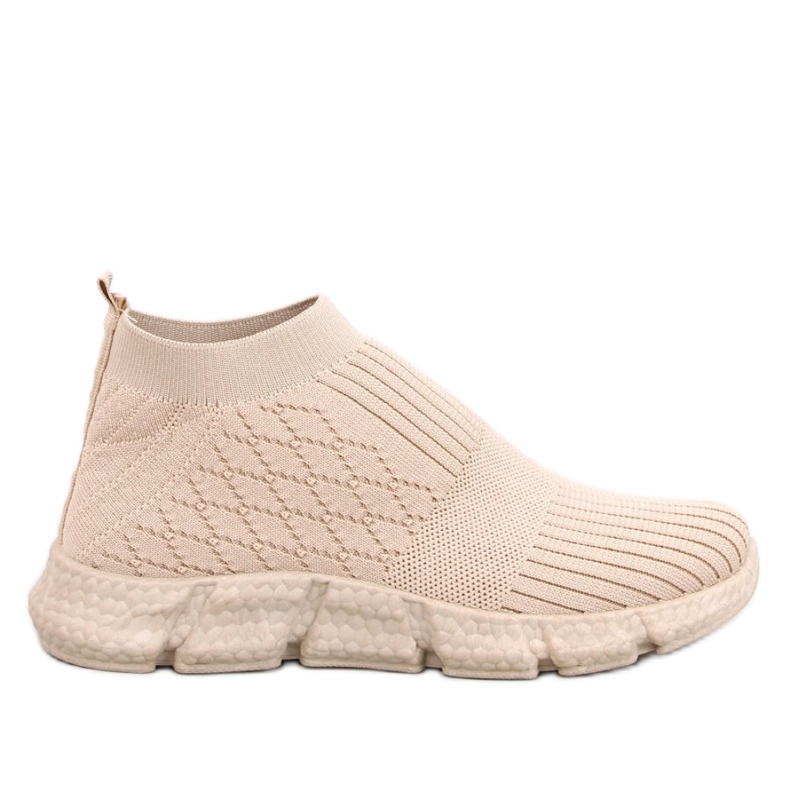 Darts Beige Socken-Sportschuhe - Inello