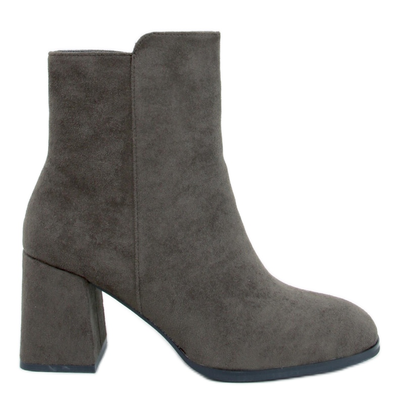 Weish DK.GREEN glatte Stiefeletten mit hohem Absatz – Inello grün