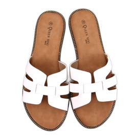 Charnes Weiße Damen-Flip-Flops-Sandale – Inello