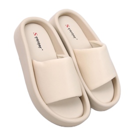 Fontes Beige weiche Damensandale – Inello