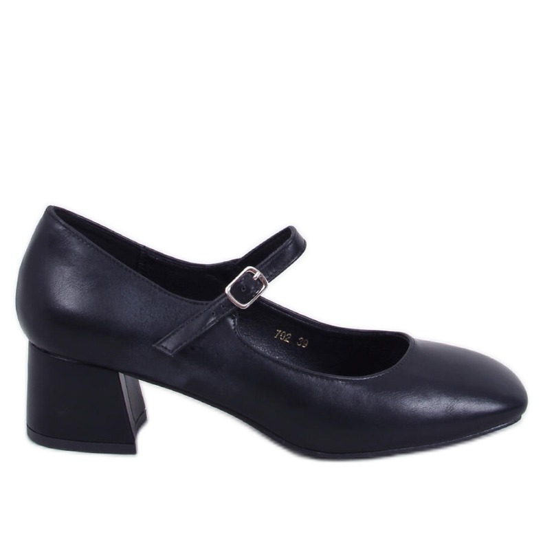 Mary Jane Kelsey Schwarze Pumps mit hohen Absätzen – Inello