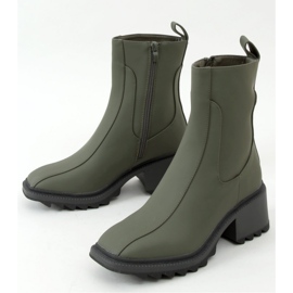 Grüne Damenstiefeletten QT33P Grün - Inello