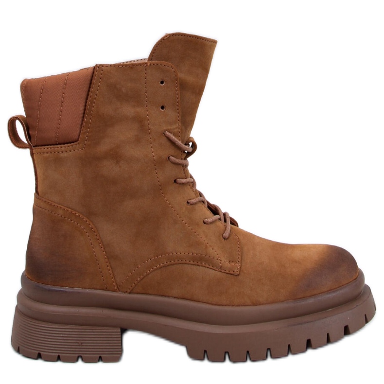 Trapper-Stiefeletten mit Desfor Camel-Schutz – Inello braun