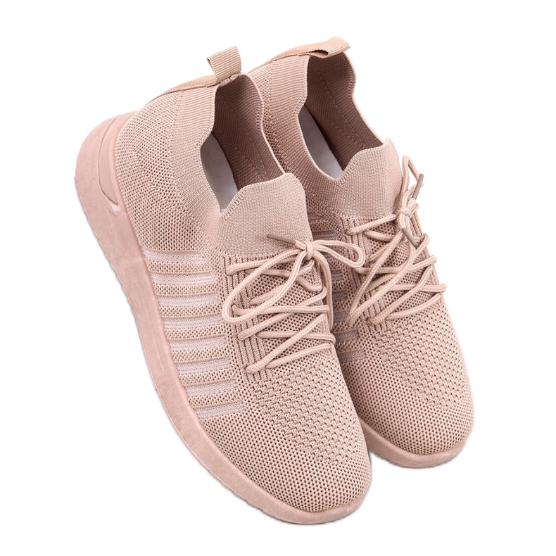 Sharpe Khaki Socken-Sportschuhe – Inello braun