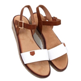 Almera Weiße Damensandalen - Inello