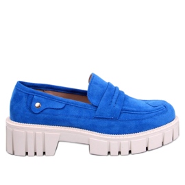 Chandra Blue Plateau-Loafer – Inello blau