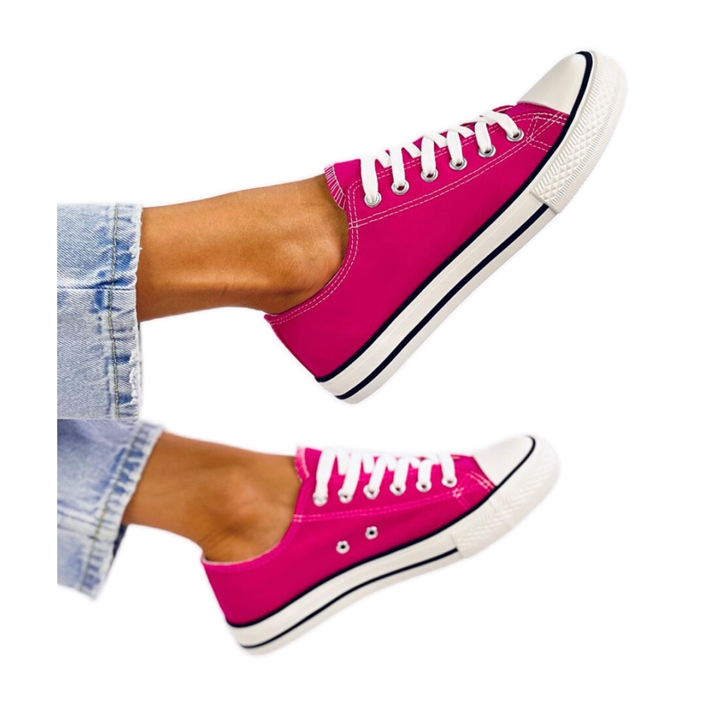 Klassische Damen-Sneaker Basic Fuchsia - Inello rosa