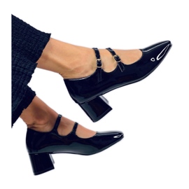 Mary Jane Kerley Schwarze Pumps mit hohen Absätzen – Inello