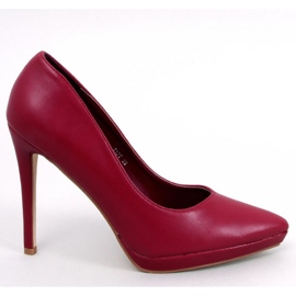 Blume Wine Stiletto-Pumps – Inello rot