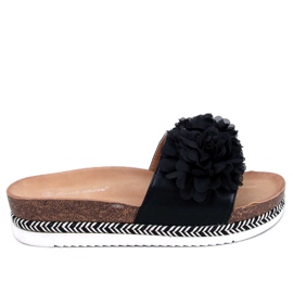 South Black Flower Flip Flops Sandale – Inello schwarz