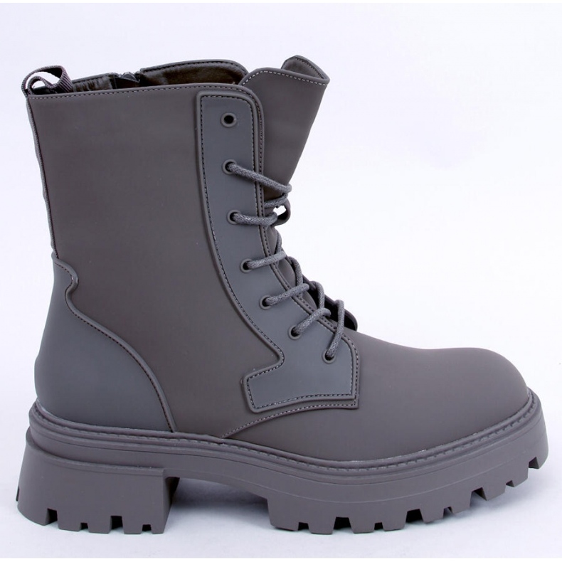 Tamar Grüne Schnürstiefeletten – Inello