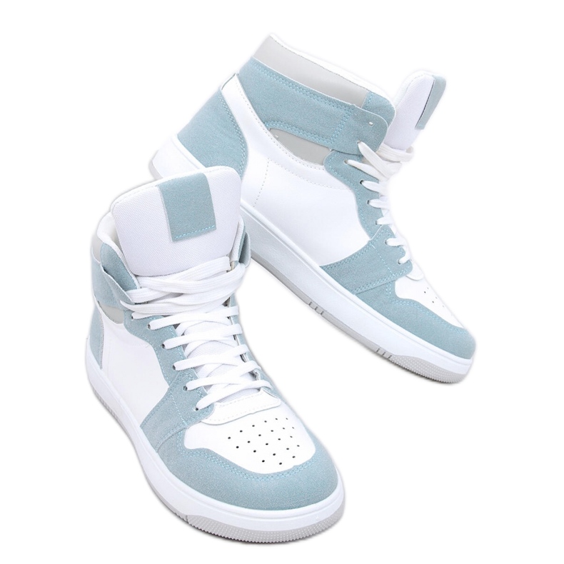 Dorcas Green High-Top-Sneaker – Inello blau