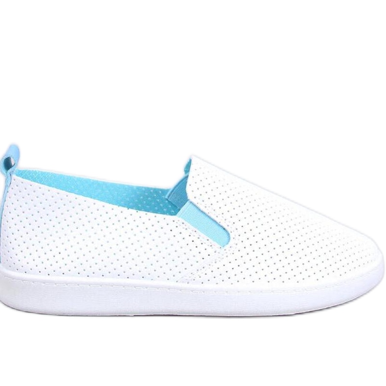Jousse WEISS/BLAU Slip-on-Sneakers – Inello