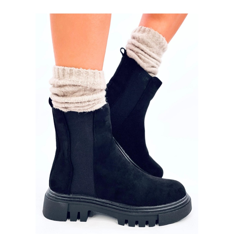 Schwarze High-Top-Chelsea-Stiefel Swanson – Inello