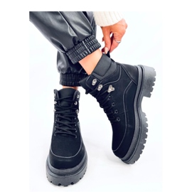 Mathen Schwarze Trapperstiefel - Inello