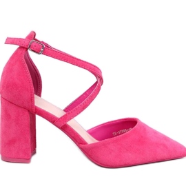 Thois Fuchsia Kreuzriemen-Pumps – Inello rosa