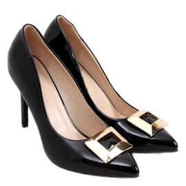 Margaret Black Lack-Stilettos – Inello schwarz