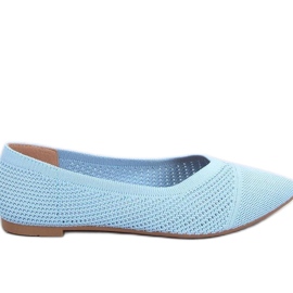 Durchbrochene Mandelballerinas Sotty Blue - Inello blau