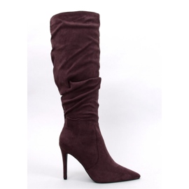 Klassische High-Heel-Stiefel Danielle Brown – Inello braun