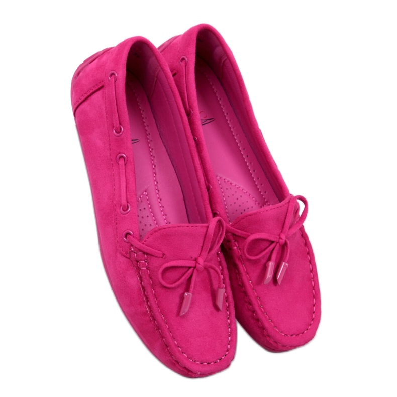 Wards Fuchsia-Wildledermokassins – Inello rosa