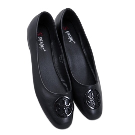 Elegante Irvina Black Ballerinas – Inello schwarz