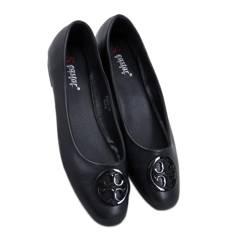 Elegante Irvina Black Ballerinas – Inello schwarz