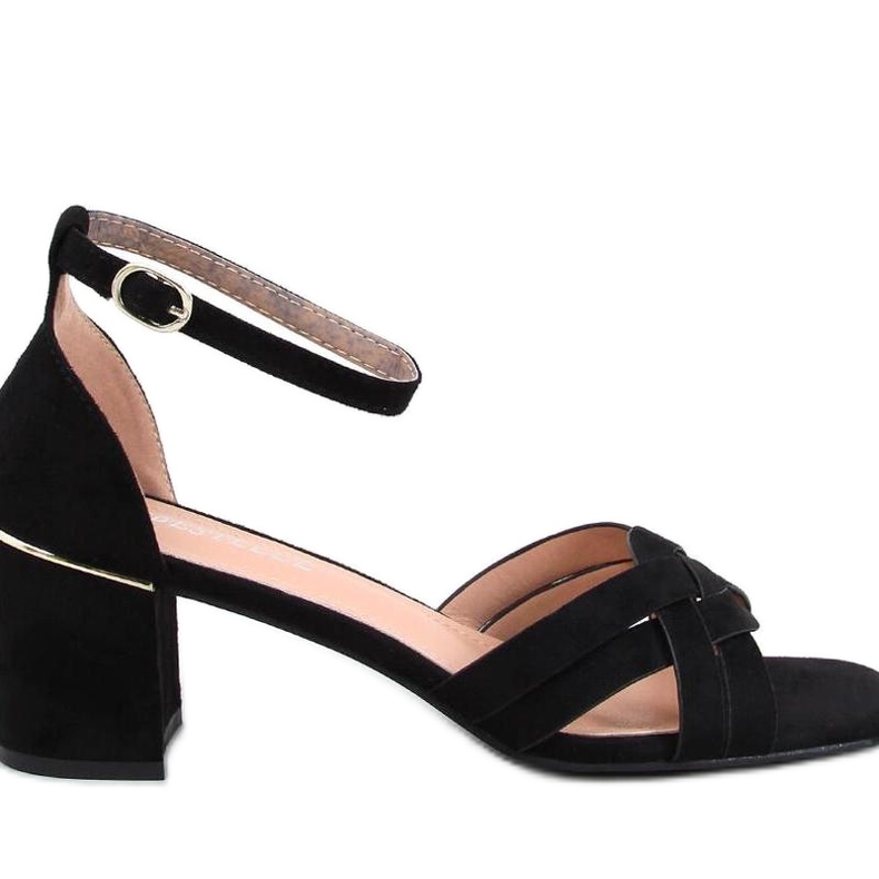 Sabines Schwarze Damen-Sandalen mit hohen Absätzen – Inello