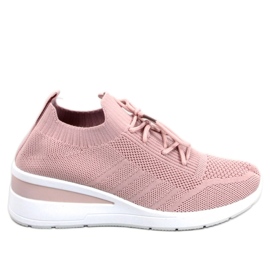 Croft Pink Sportschuhe mit verstecktem Keilabsatz – Inello rosa