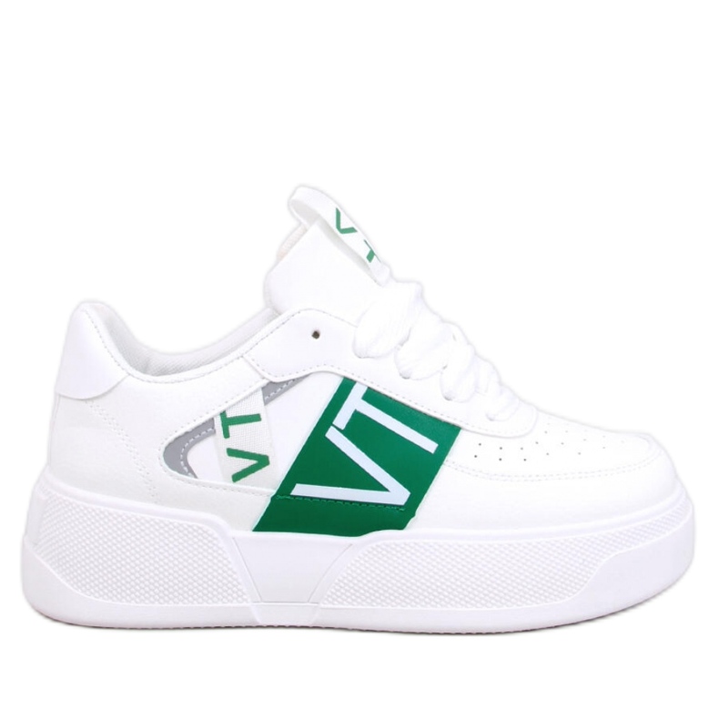 Sterry White Green Plateau-Sneaker – Inello grün