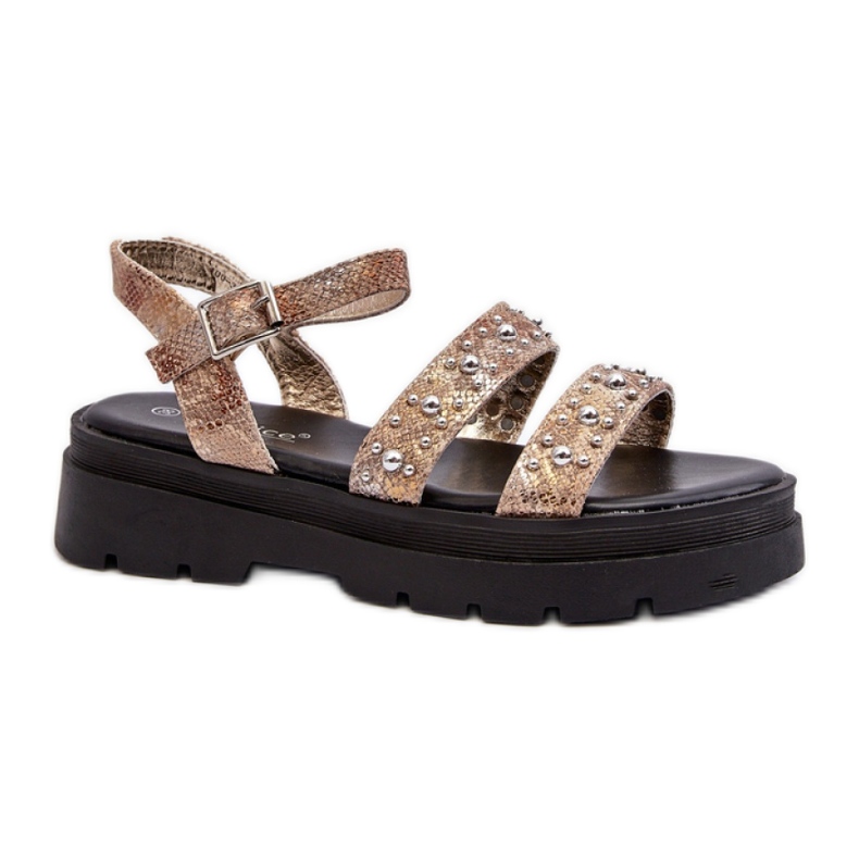 Step in style Sandalen Modell Arcida 100-396 Gold/Beige – Treten Sie ein mit Stil