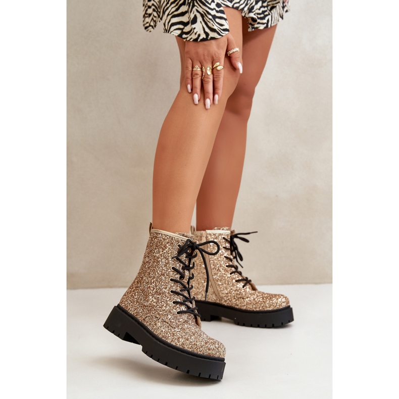 Step in style Arbeitermodell Liatheine HB-272 Gold – Treten Sie mit Stil ein gelb