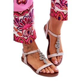 Step in style Sandalen Modell S.Barski KV-5541-42 Beige – Treten Sie ein mit Stil