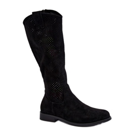 Step in style Modell S.Barski HY66-139 Schwarze Stiefel – Treten Sie mit Stil ein