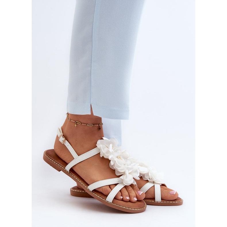 Step in style Sandalen Modell Abidina JL85 Weiß – Treten Sie mit Stil ein