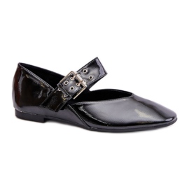 Step in style Ballerinas Modell Azirae 6689 Black Lakiert – Treten Sie ein mit Stil schwarz