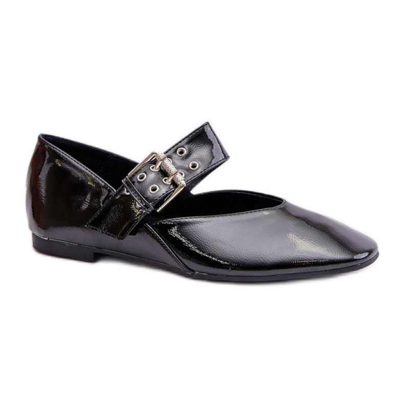 Step in style Ballerinas Modell Azirae 6689 Black Lakiert – Treten Sie ein mit Stil schwarz