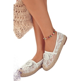 Step in style Espadrilles Modell Summer Dream GG-52 Weiß – Treten Sie mit Stil ein