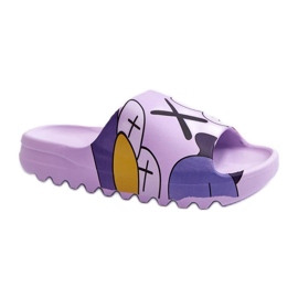 Step in style Sandalen-Flip-Flops Modell Monsters CK240P Violett – Treten Sie ein mit Stil lila