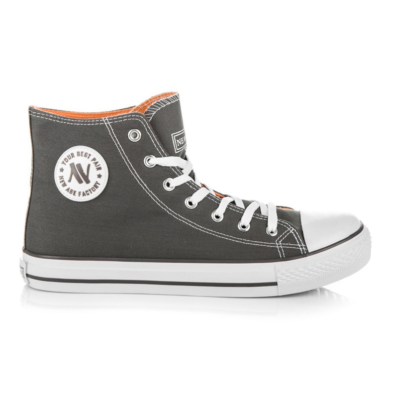 New Age Hohe Herren Turnschuhe grau