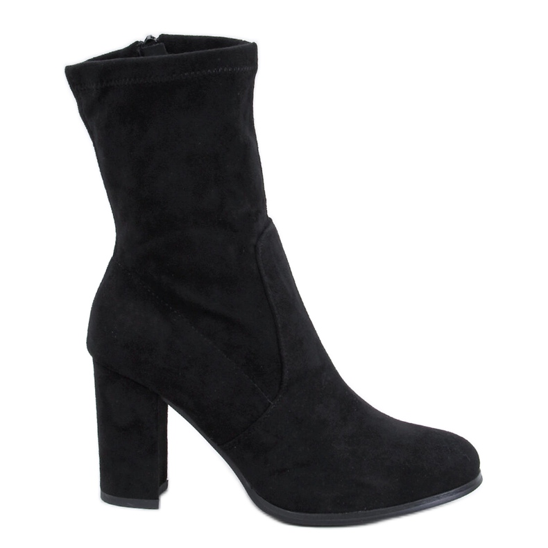 Poulter Stiefeletten aus schwarzem Wildleder