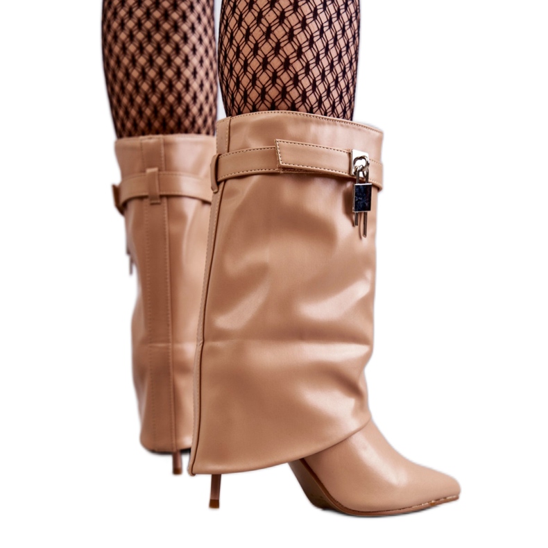 Step in style Stiefel Modell Steffi O41 Beige – Treten Sie mit Stil ein