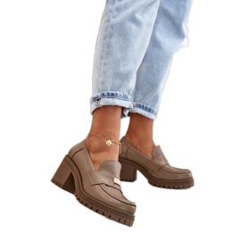 Step in style Schuhe Modell Zazoo 20168 Dunkelbeige – Treten Sie ein mit Stil